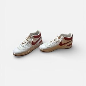 Nike Men's White and Red Mac Attack Sneakers